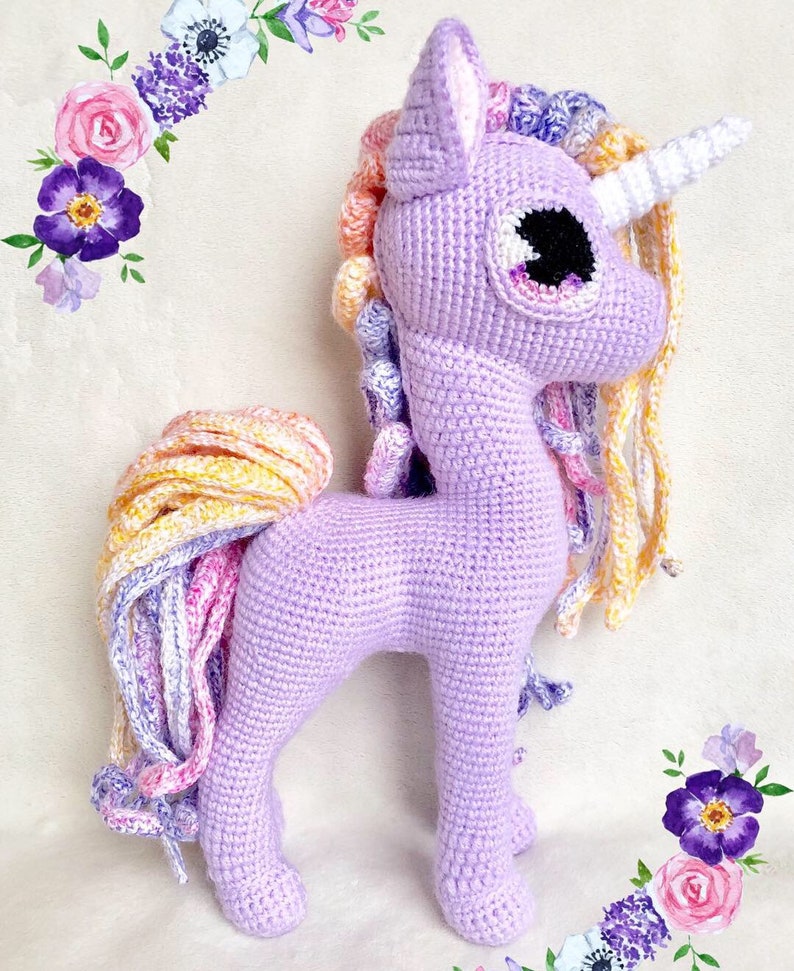 Comet the Unicorn Rainbow Unicorn Rainbow Pony image 3