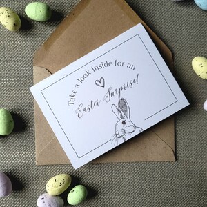 Tarjeta de anuncio de embarazo de Pascua Personalizada a pedido con espacio para escanear foto imagen 2