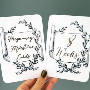Cartes de jalon de grossesse x20 cadeau de grossesse baby shower photo prop scroll countdown