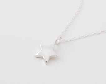 Sterling silver star pendant