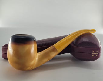 Lee Van Cleef Meerschaum Pipe handcarved block meerschaum CPW Meerschaum Pipe 55