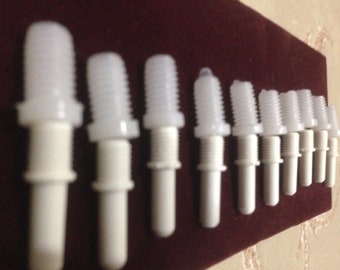 Lot of 12 pieces Meerschaum teflon delrin Screws for Meerschaum Pipe Repair