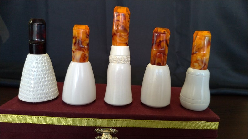 Meerschaum Cigar holder mouthpieces set of 5 model