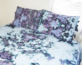 Tie Dye Sheets, Tie Dye Sheet Set, Tie Dyed Sheets, Tie Dyed Sheet Set, Bohemian Sheet Set, Cotton Sheet Set, Tie Dye Duvet Set