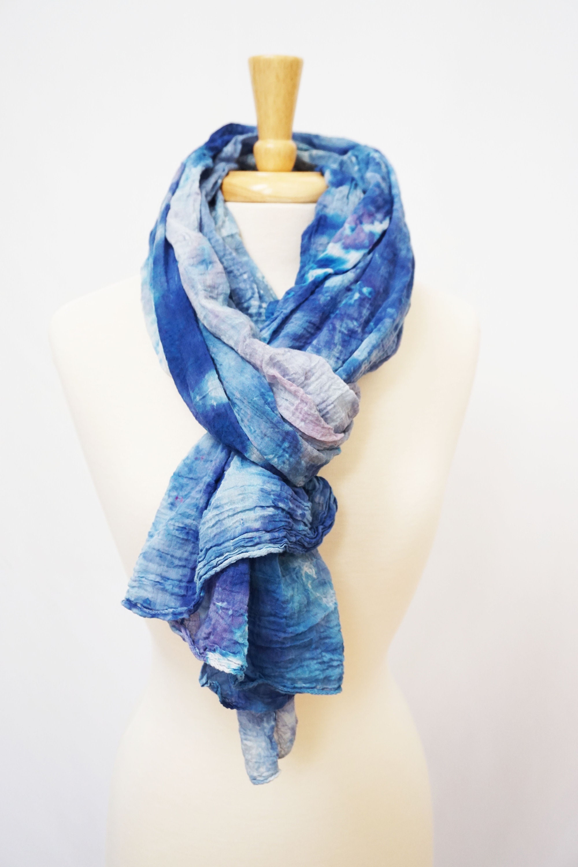 Cotton Gauze Scarf Cotton Gauze Scarves Crinkle Cotton Etsy