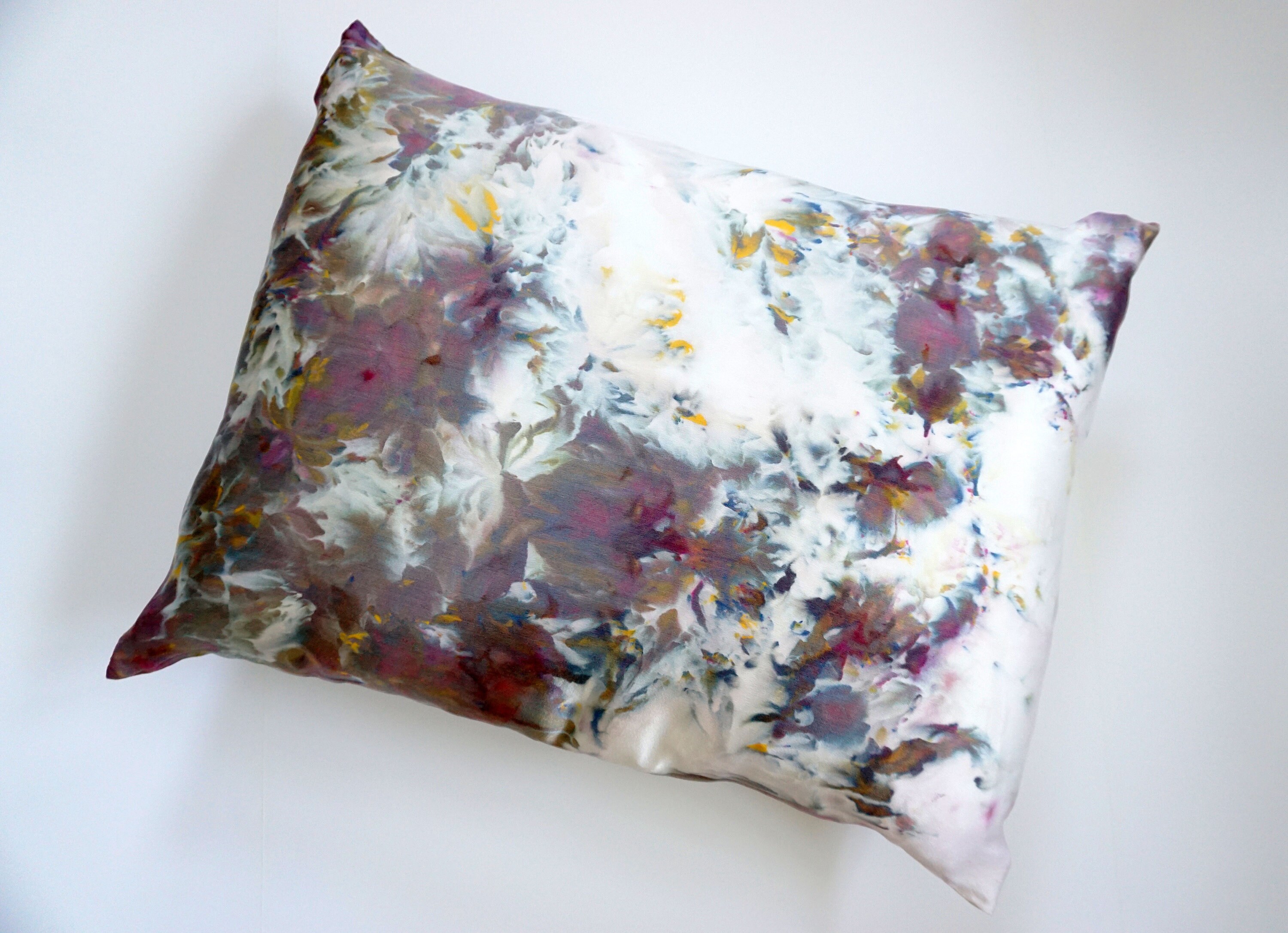 Tie Dye Silk Pillowcase Standard Tie Dye Silk Pillowcase Etsy
