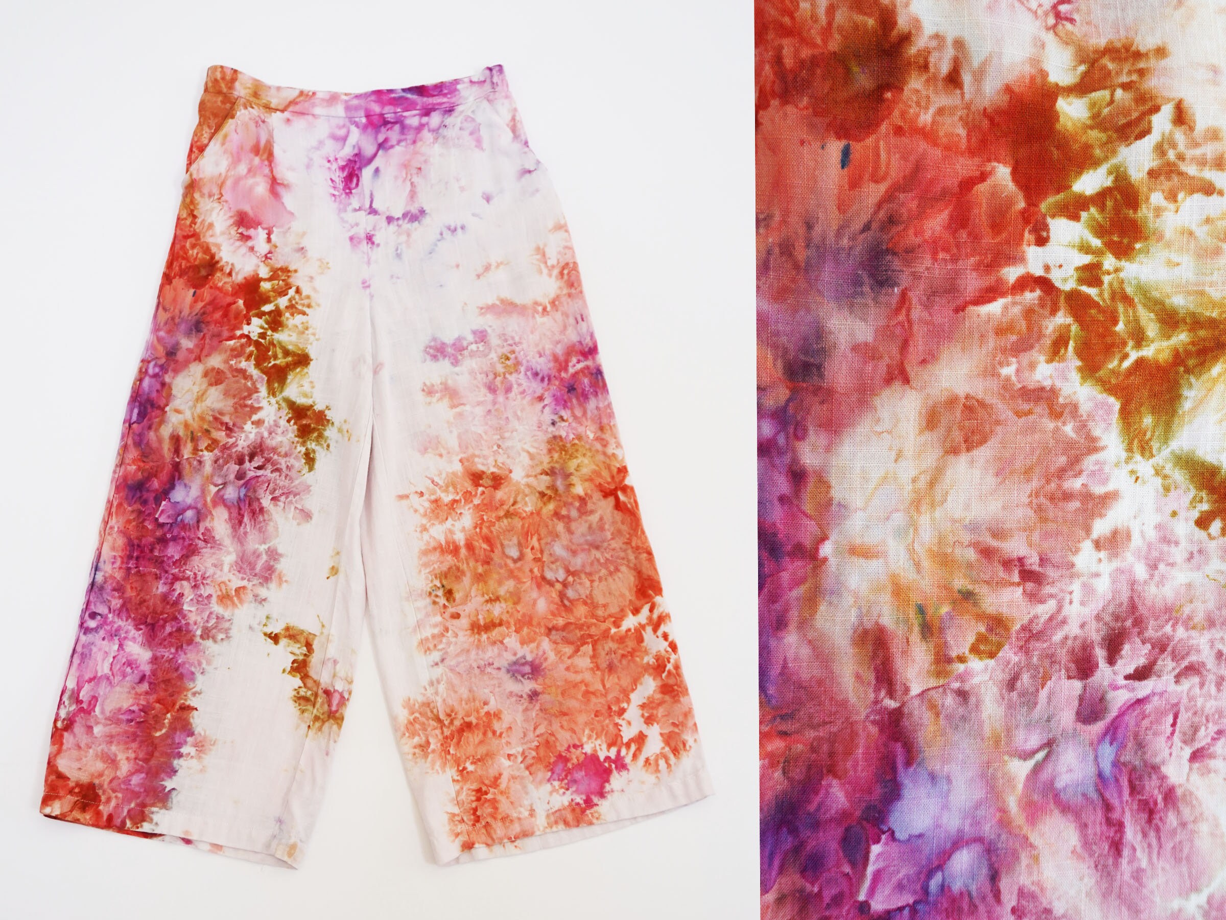 Tie Dye Pants Tie Dyed Pants Tie Dye Pants Women Bohemian Etsy Australia