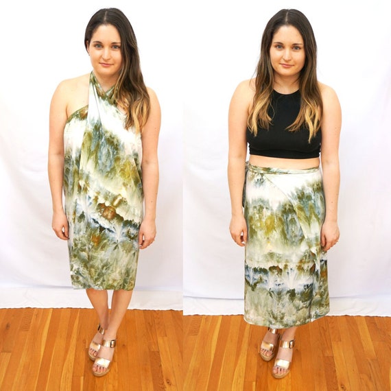beach cover up tie skirt