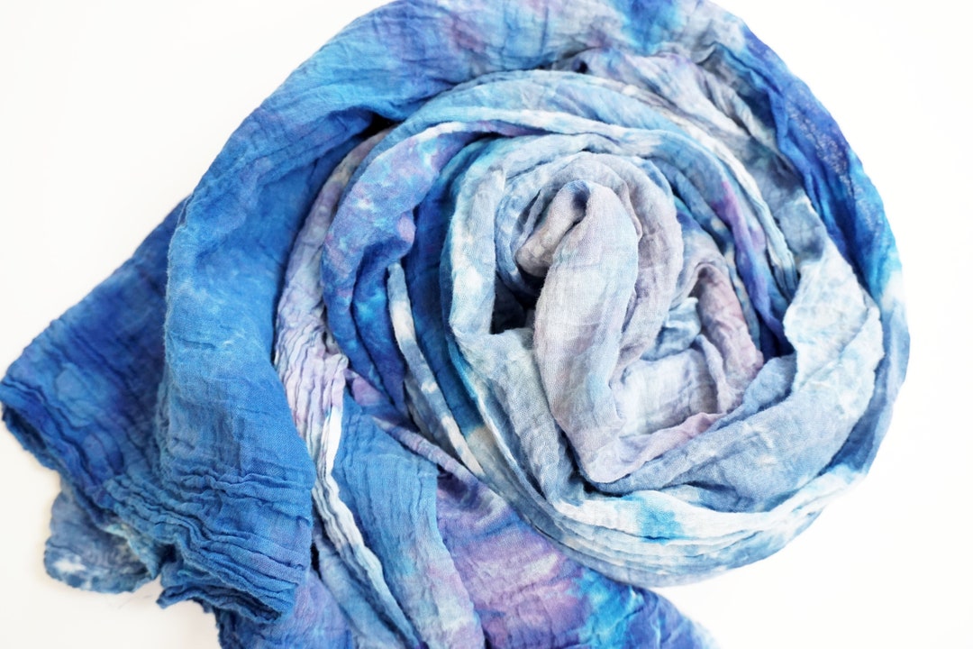 Cotton Gauze Scarf Cotton Gauze Scarves Crinkle Cotton Etsy