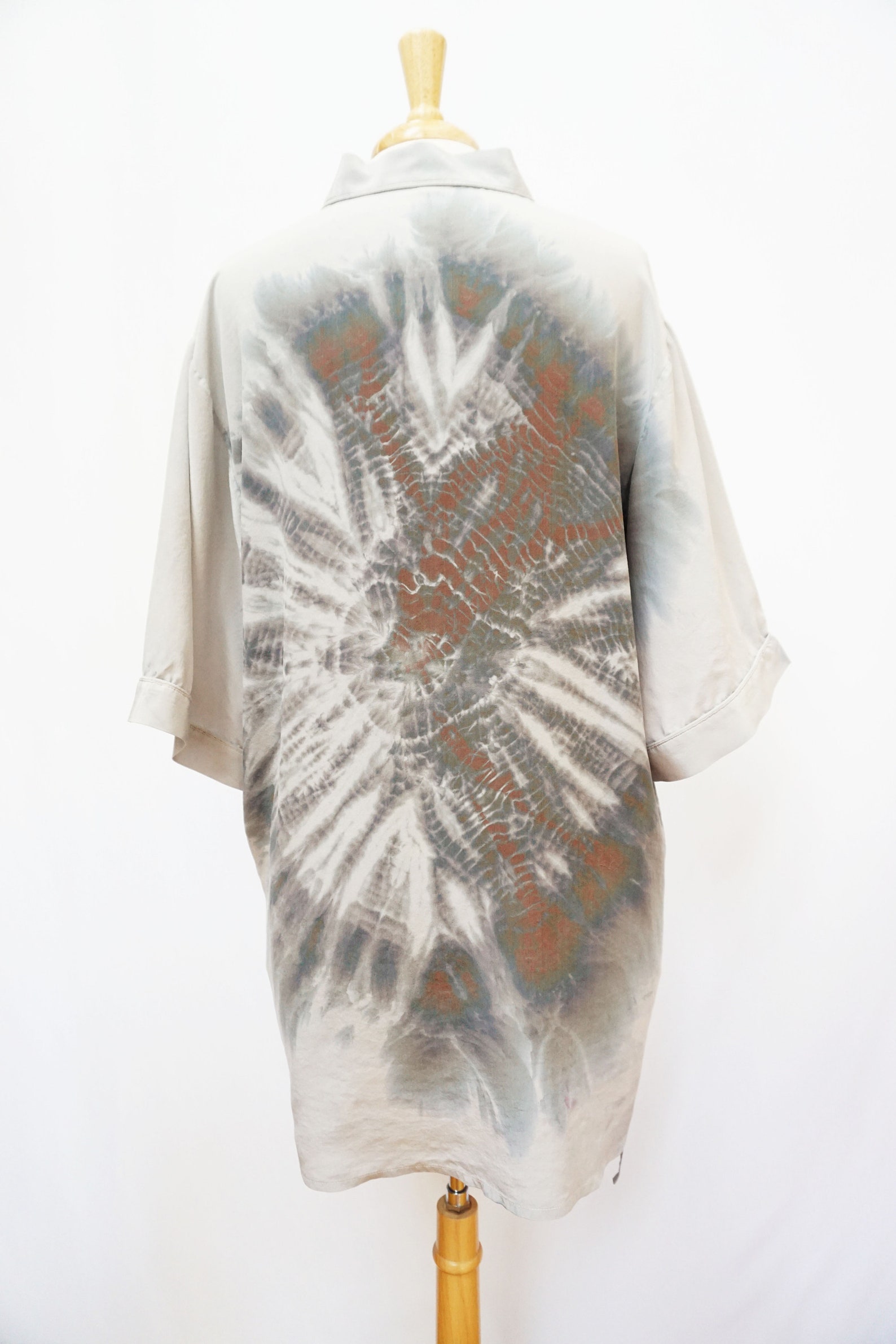 grey silk robes