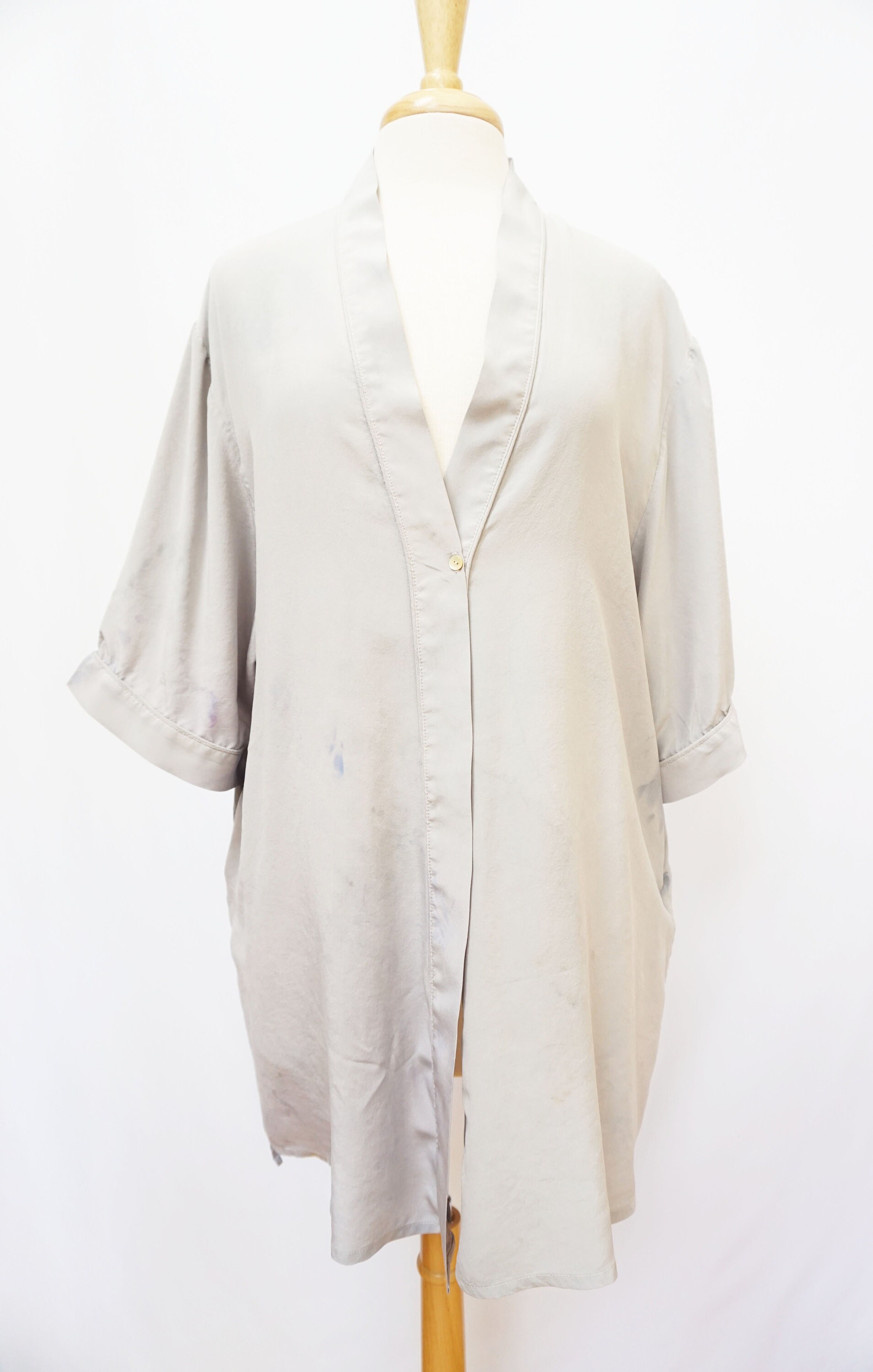 grey silk robes