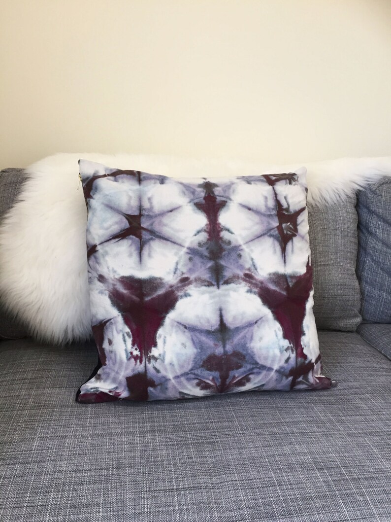 Throw Pillow Pillowcase Decorative Pillow Hand Dyed Pillow Etsy
