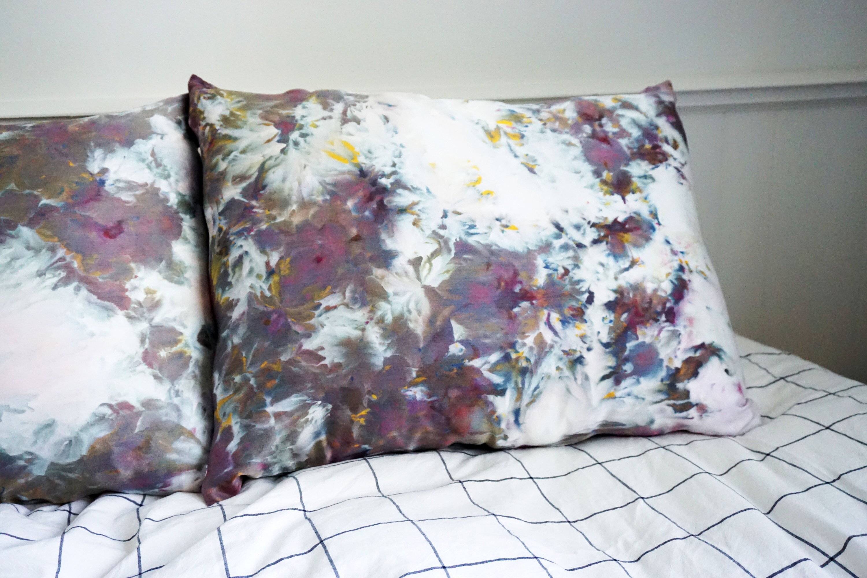 Tie Dye Silk Pillowcase Standard Tie Dye Silk Pillowcase Etsy