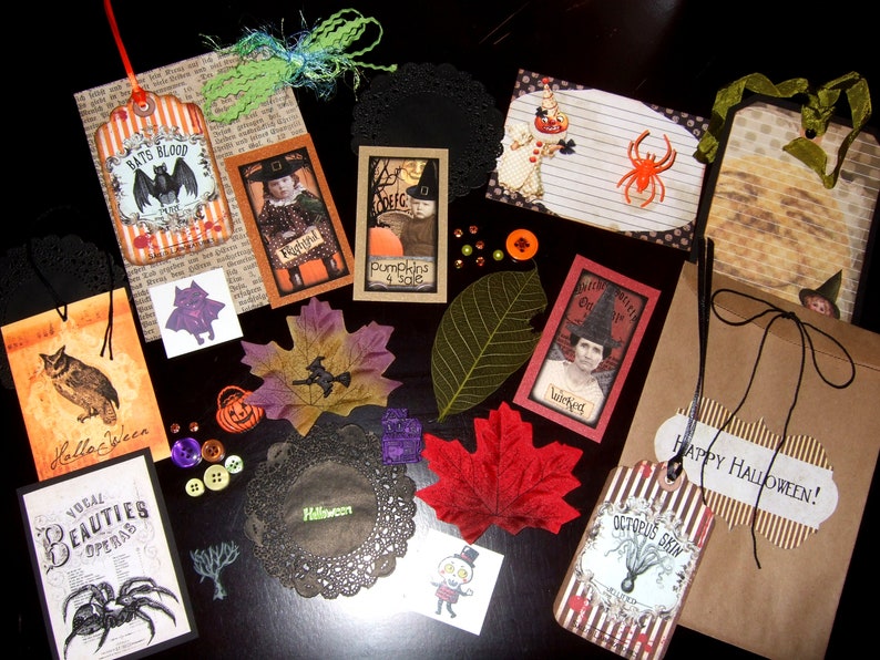 Halloween Paper Crafting Pack and Journaling Kit - Fun Images, P Halloween Paper Crafting Pack and Journaling Kit - Fun Images, P