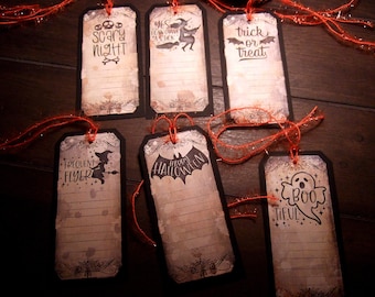 Wee Ghosties N' Crew Primitive Hang Tags - Primitive Halloween