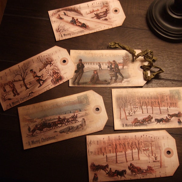 Primitive Tags - Etsy