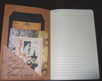 Witches Blank Journal Travelers Notebook Personal Planner Daily Planner To-Do List Planner Party Recipes Planner Halloween Planner Notebook