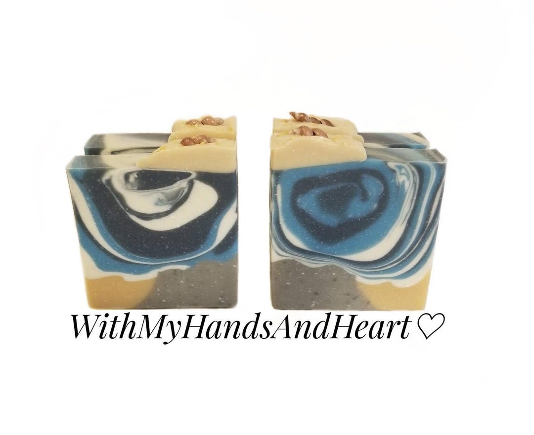 Mens Soap Bay Rum Realistic Soap Ocean Fathers Day Gift Set Beard Oil ...