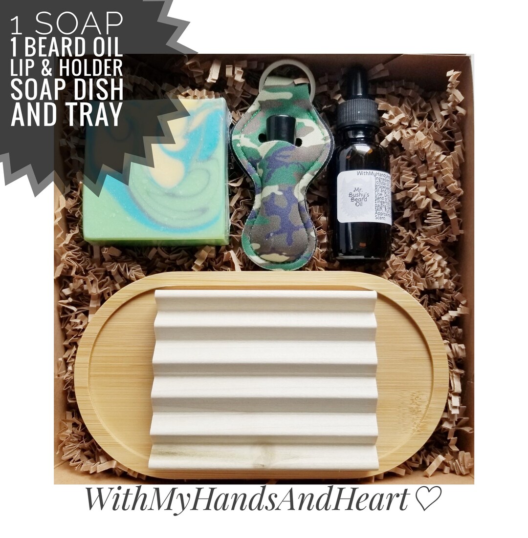 Rugged Dad Gift Set Soap Beard Oil Father's Day Masculine Scented Soap ...