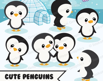 penguin graphics etsy