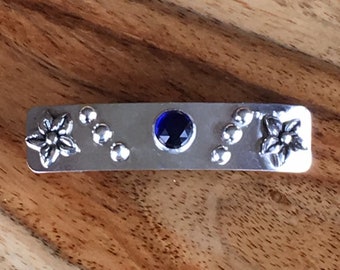 Sterling Silver Barrette-small size