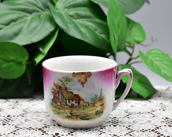 Vintage Lehmann Arzberg Bavarian Cottage Tea Cup - 4 oz