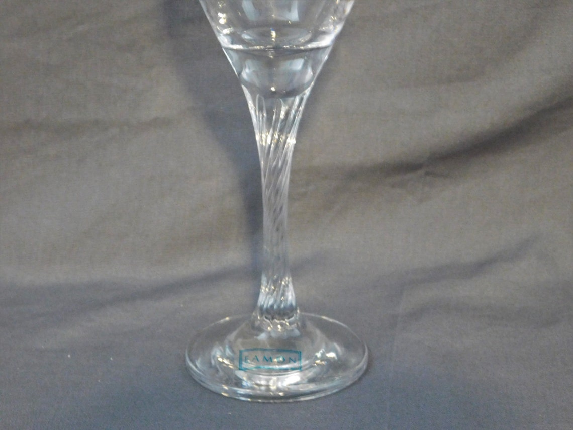 Eamon Wine Glasses Claddagh Shamrock Pattern Irish Etsy