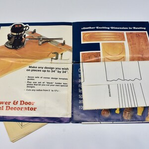 Craftsman 1970's Vintage Power Router Instruction Manual, Assembly ...