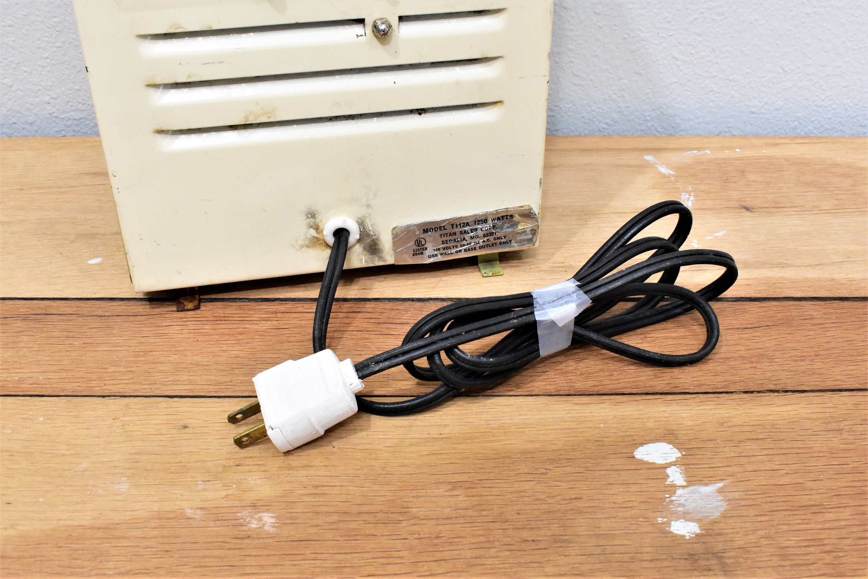Vintage Titan Space Heater Etsy