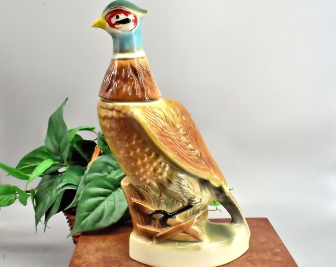 Jim Beam 1960 Pheasant Whiskey Decanter empty Etsy