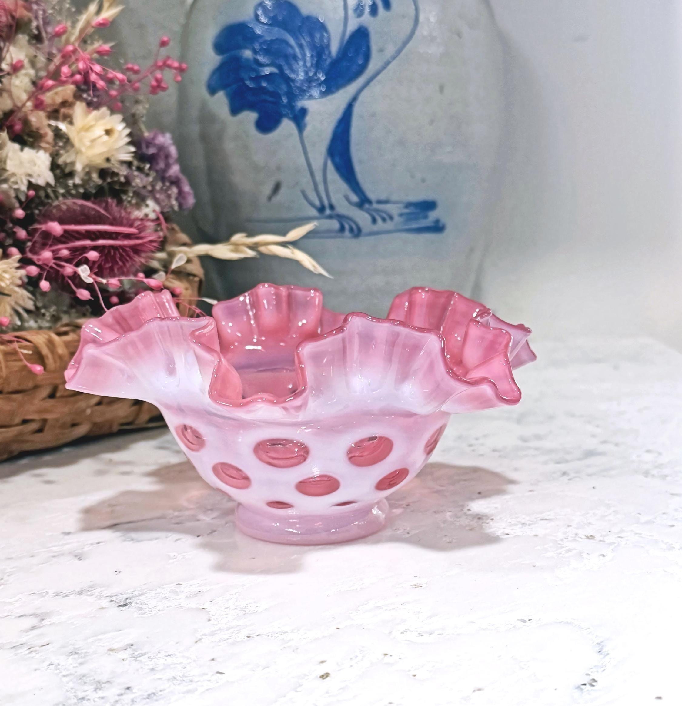 Fenton Ruffled Bowl - Etsy