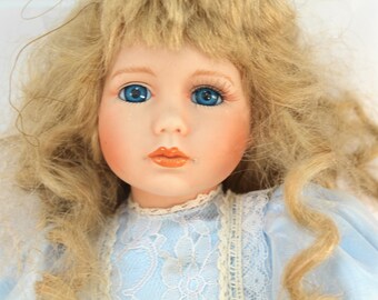 scary blonde doll