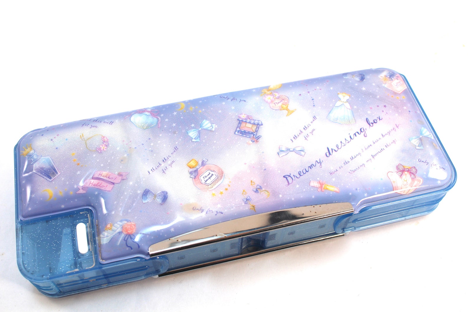 1990s Pencil Case Vintage 90s Purple Girl's Pink Etsy