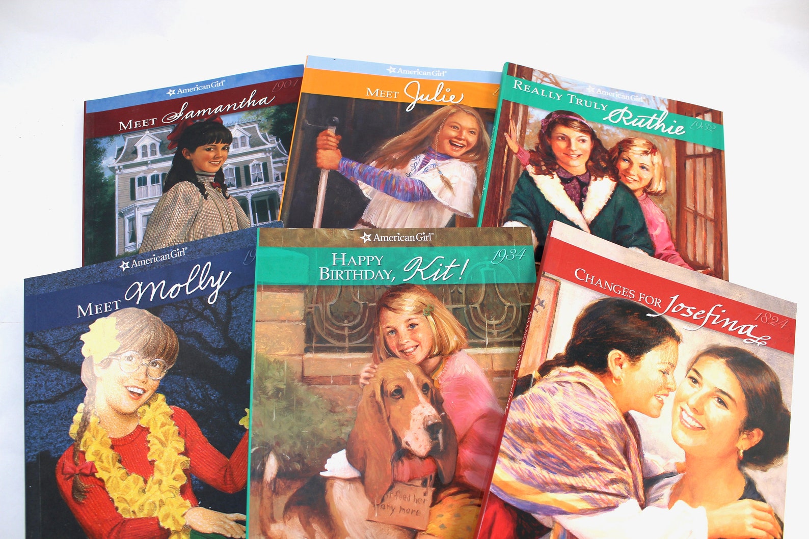 Vintage American Girl doll books Samantha Kirsten Molly Etsy