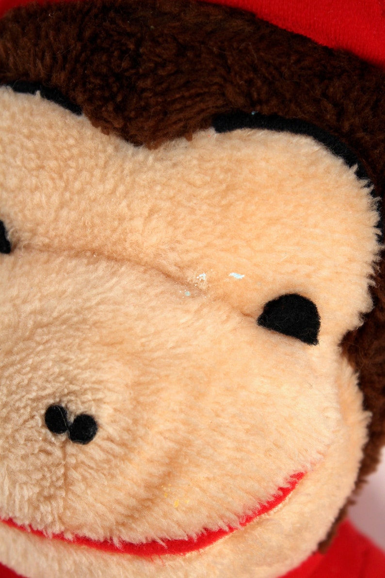 curious george stuffed animal large