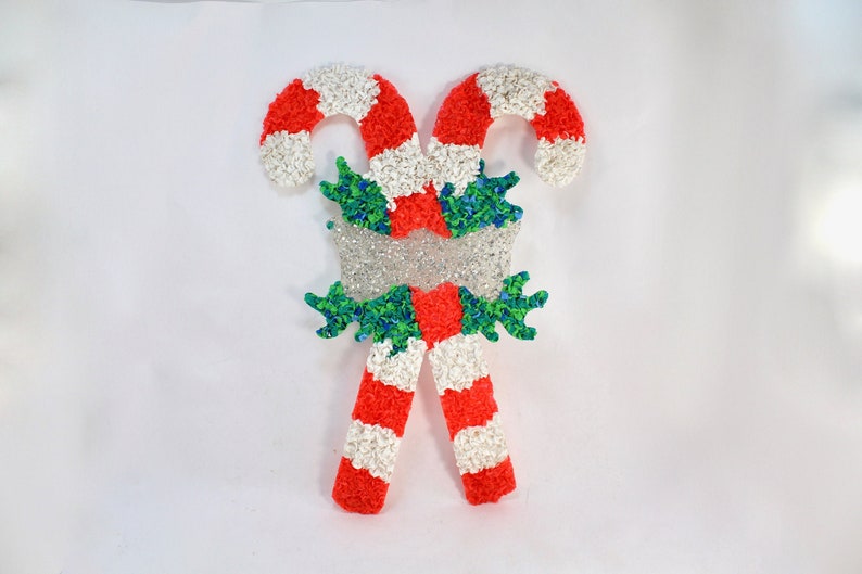 Vintage Melted Plastic Popcorn Christmas Decoration Candy Etsy