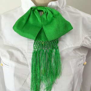 Mexikanischer Charro Moño Sencillo Bright Green Verde Limon Bow Handgefertigte Quitte Mariachi