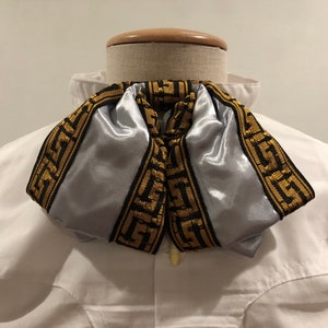 Mexikanische Charro Moño Silber Gold Trim Plata Oro Grecas Fliege Handgefertigte Mariachi Mexicano