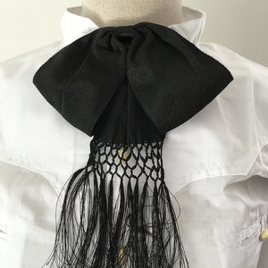 Mexikanische Charro Moño Sencillo Fliege Schwarz Neger Handarbeit