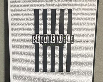 Beetlejuice Lyric Poster