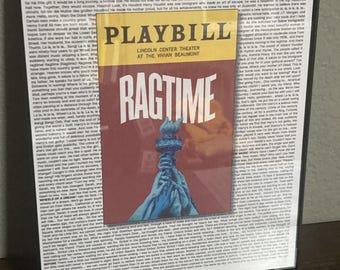 Ragtime Playbill/Lyric Poster