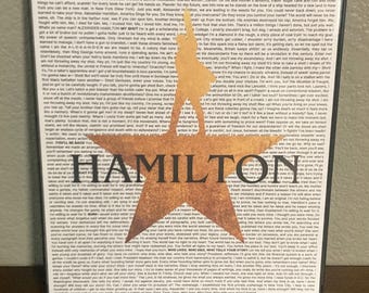 Hamilton Lyric Poster