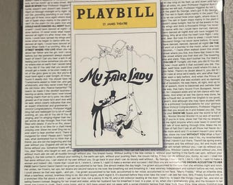 My Fair Lady Playbill/Lyric Poster