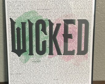 Wicked Lyric Poster