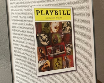 RENT Playbill/Lyric Poster