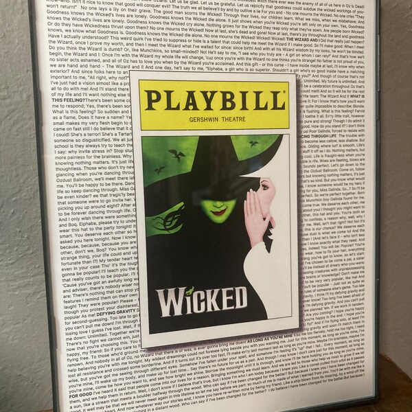 Playbill Charms - Etsy