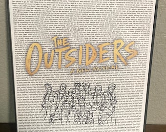 Outsiders Lyric Poster