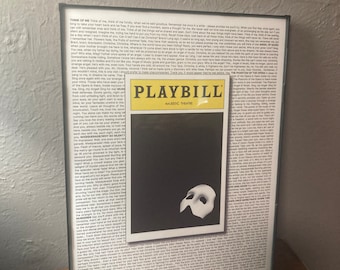 Phantom of the Opera Playbill/Lyric Poster