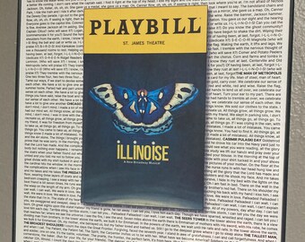 Illinoise playbill/Lyric Poster