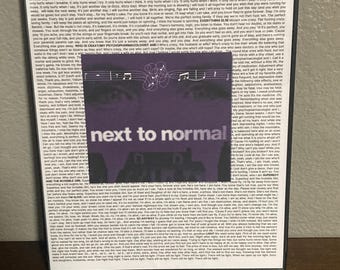 Next to Normal Lyric Poster